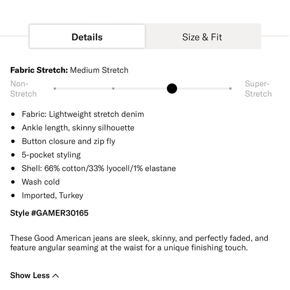 Good American Good Curve Skinny Deco Yoke Jeans - Picture 16 of 16